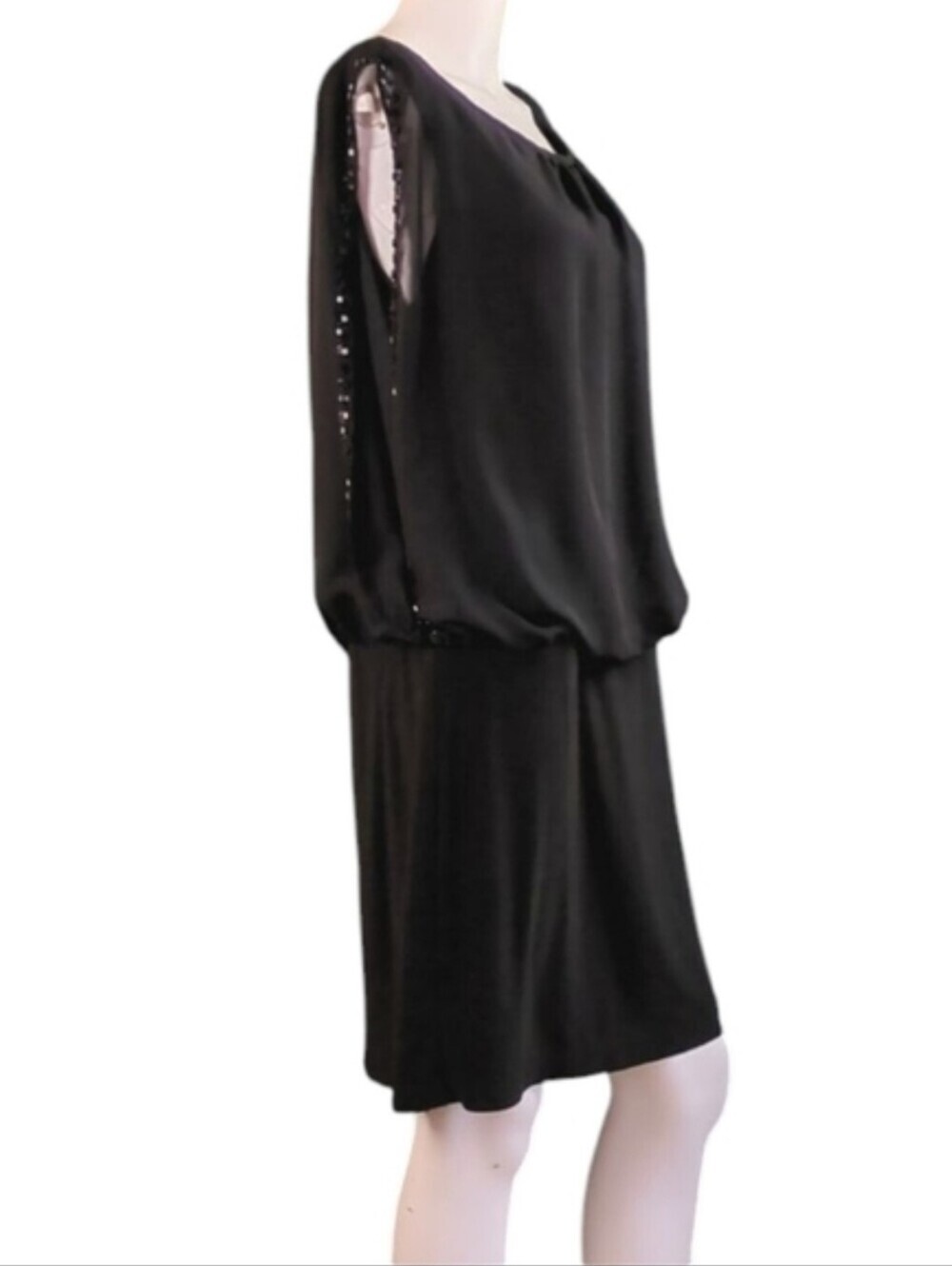 Scarlett Nite Sleeveless Cocktail Evening Dress With Beaded Detail